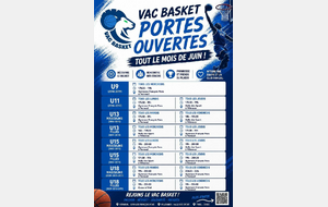 Entrainements de fin de saison à partir lundi 1 juin 2026