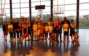 Fin de la première journée ...des efforts dans la bonne humeur.