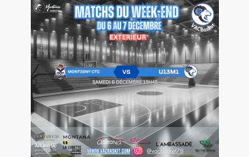 Matchs du week-end du 6 et 7 décembre en exterieur